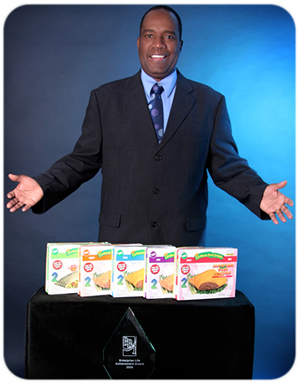 Paul Scott - winning the Enterprise Life Achievement Award at the 6th annual Black Business awards